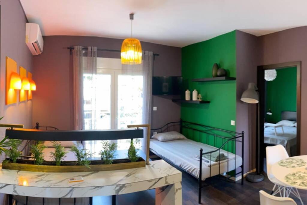 Green apartment with view Komotini Buitenkant foto